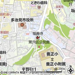福壽寺周辺の地図