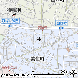 神奈川県茅ヶ崎市美住町3周辺の地図