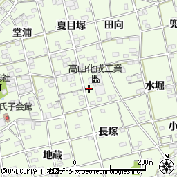 愛知県一宮市瀬部中道周辺の地図