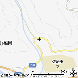 鳥取県鳥取市佐治町福園65周辺の地図