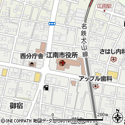 愛知県江南市の地図 住所一覧検索 地図マピオン