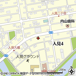 ファミリーマート君津人見店周辺の地図