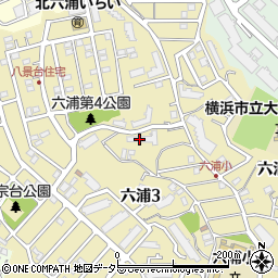 湘南金沢八景ハイツ１号館周辺の地図