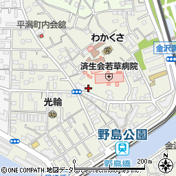 神奈川県横浜市金沢区平潟町11-9周辺の地図
