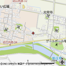 滋賀県米原市新庄525-4周辺の地図