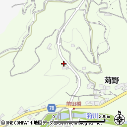 神奈川県南足柄市苅野1107周辺の地図
