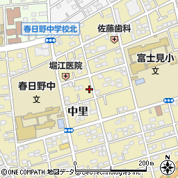 神奈川県平塚市中里22-28周辺の地図