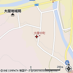 兵庫県養父市大屋町大屋市場188周辺の地図
