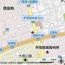 横浜地方検察庁小田原支部平塚区検察庁周辺の地図