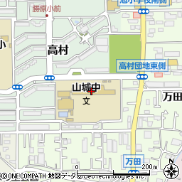 平塚市立山城中学校周辺の地図