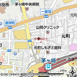 貸切×肉バル ペペック 茅ヶ崎周辺の地図