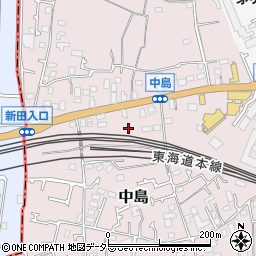 神奈川県茅ヶ崎市中島330周辺の地図