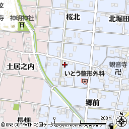 愛知県一宮市浅井町西浅井郷西周辺の地図