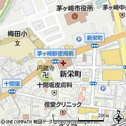茅ヶ崎郵便局貯金サービス周辺の地図