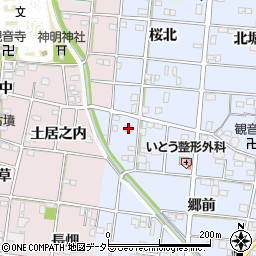 愛知県一宮市浅井町西浅井郷西35周辺の地図