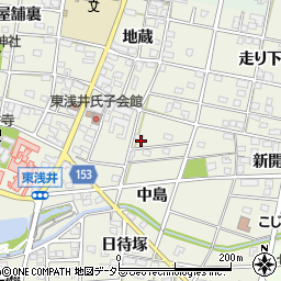 愛知県一宮市浅井町東浅井杁ノ川周辺の地図