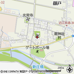 滋賀県米原市新庄457周辺の地図