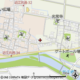 滋賀県米原市新庄525周辺の地図