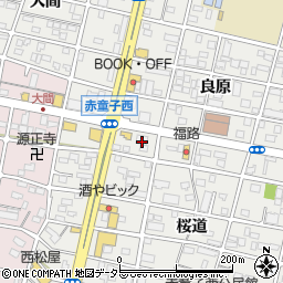 スタジオマリオ江南・赤童子店周辺の地図