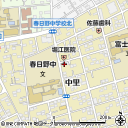 神奈川県平塚市中里22-16周辺の地図