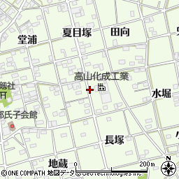 愛知県一宮市瀬部周辺の地図