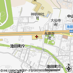 岐阜日野自動車多治見支店周辺の地図