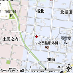 愛知県一宮市浅井町西浅井郷西23周辺の地図