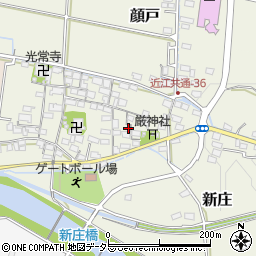 滋賀県米原市新庄386周辺の地図