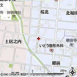 愛知県一宮市浅井町西浅井郷西22周辺の地図