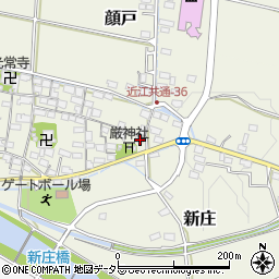 滋賀県米原市新庄323-2周辺の地図