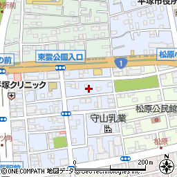 神奈川県平塚市宮の前12周辺の地図