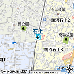 石上駅周辺の地図
