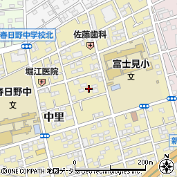 神奈川県平塚市中里16-4周辺の地図
