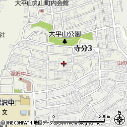神奈川県鎌倉市寺分3丁目周辺の地図