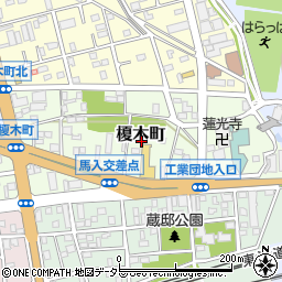 神奈川県平塚市榎木町周辺の地図