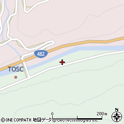 鳥取県鳥取市佐治町加瀬木1253-1周辺の地図