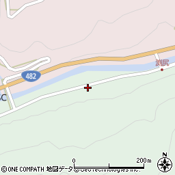 鳥取県鳥取市佐治町加瀬木1232周辺の地図