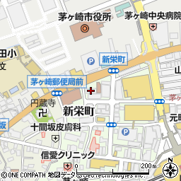 茅ヶ崎商工会議所周辺の地図