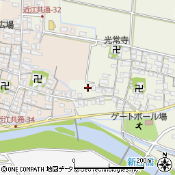 滋賀県米原市新庄523周辺の地図