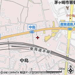 神奈川県茅ヶ崎市中島294周辺の地図