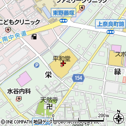 平和堂江南店周辺の地図