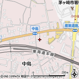 神奈川県茅ヶ崎市中島296周辺の地図