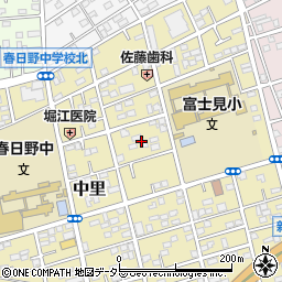 神奈川県平塚市中里16周辺の地図