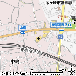 神奈川県茅ヶ崎市中島255周辺の地図