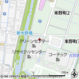 大垣市役所　クリーンセンター・リサイクルセンター周辺の地図
