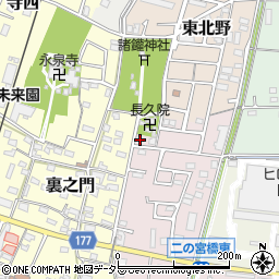 愛知県犬山市藪畔2周辺の地図