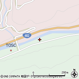 鳥取県鳥取市佐治町加瀬木1253周辺の地図