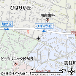 神奈川県茅ヶ崎市ひばりが丘7-24周辺の地図
