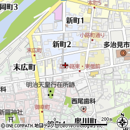 安藤食料品店周辺の地図