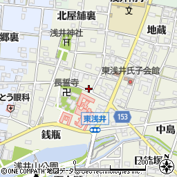 愛知県一宮市浅井町東浅井戌亥32周辺の地図